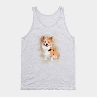 Corgi design Tank Top